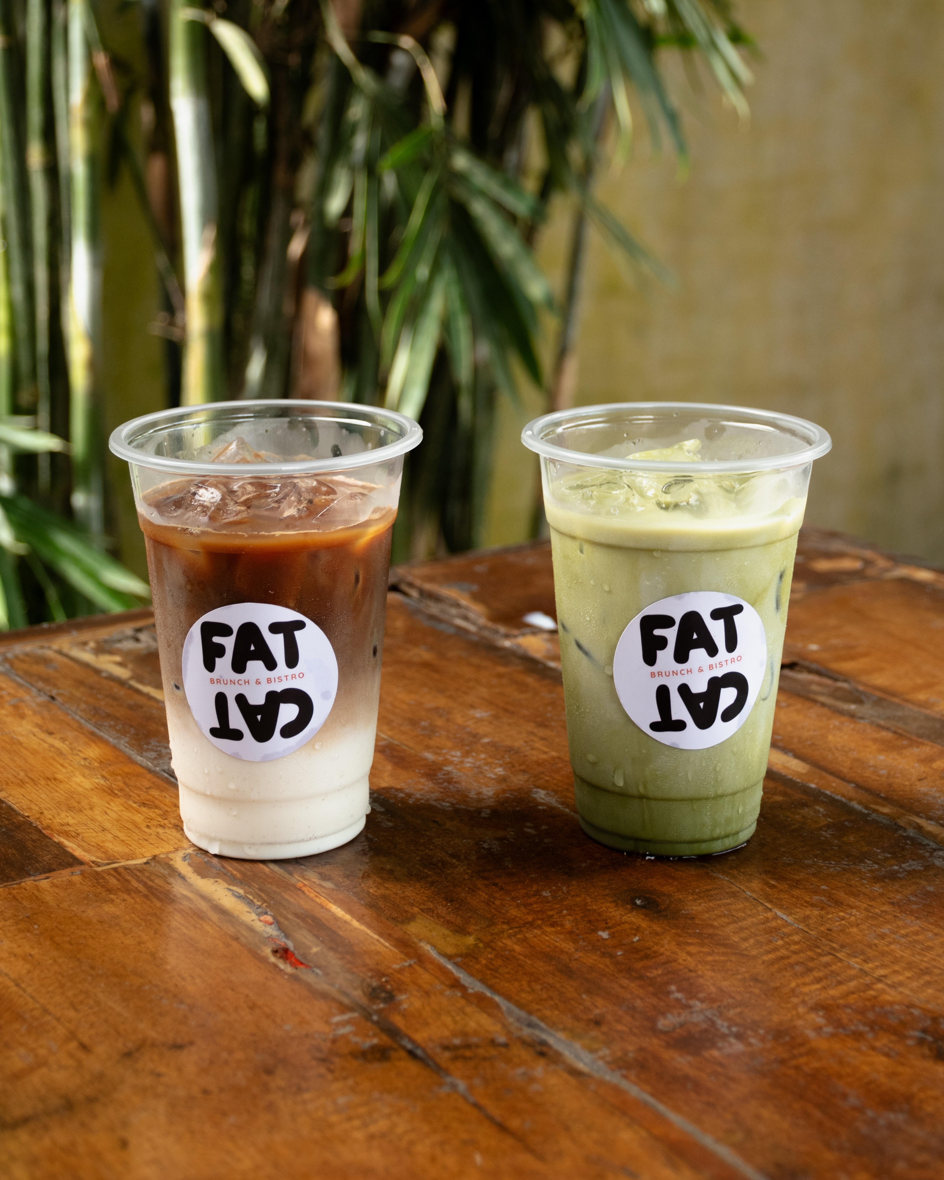 Iced Coffee and Matcha